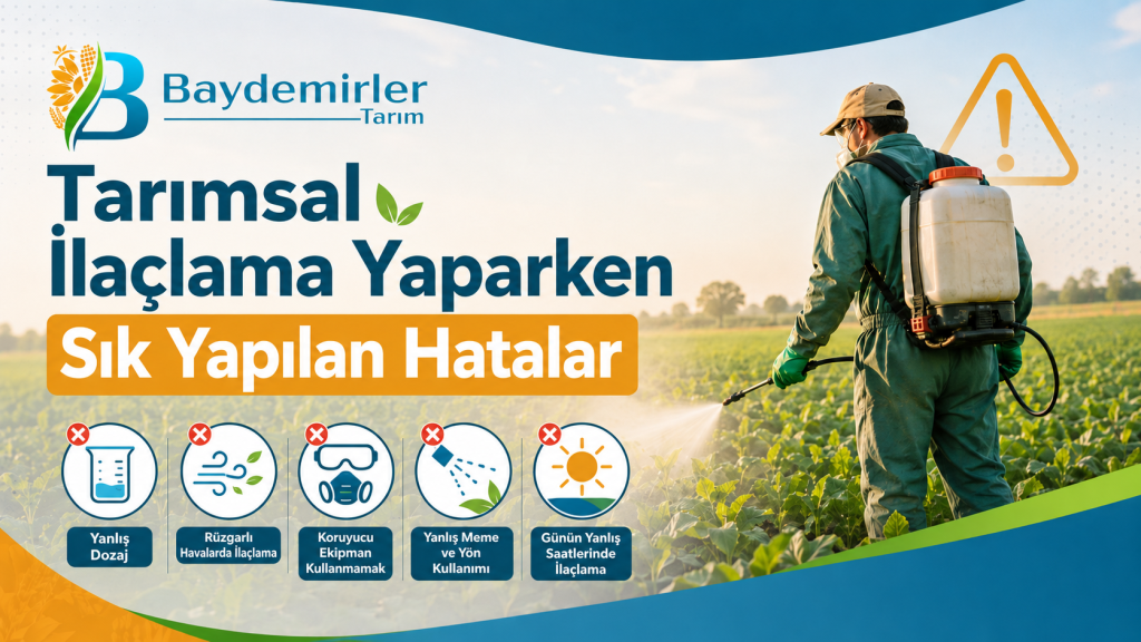 Tarımsal İlaçlama Yaparken Sık Yapılan Hatalar